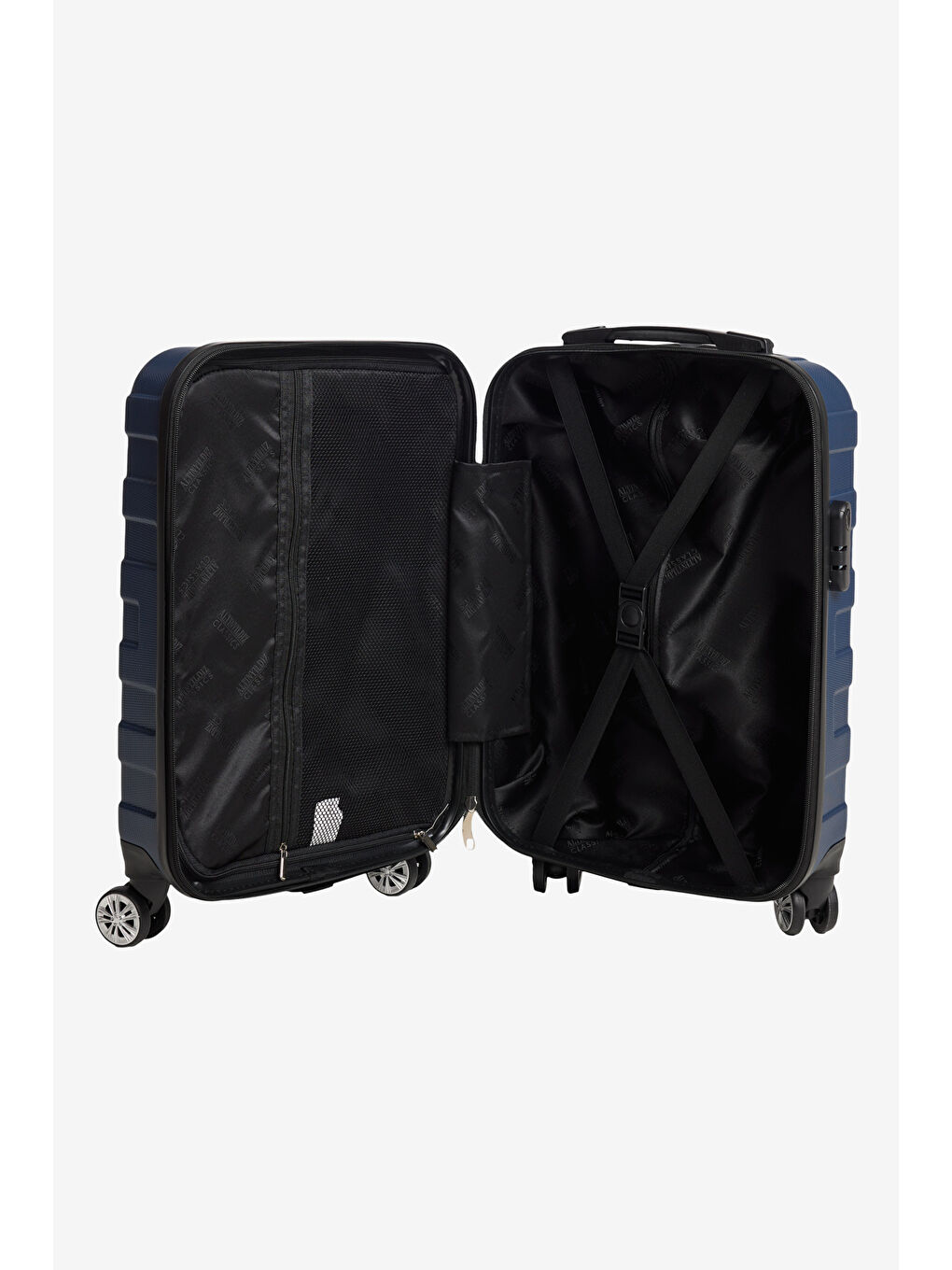 Erkek Lacivert Kabin (Küçük) Boy Valiz-3