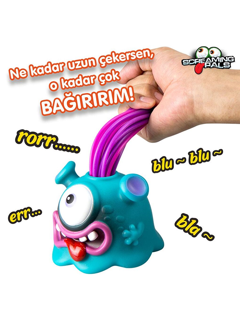 Silverlit Karışık Screaming Pals - Bağıran Canavarlar - Mor - 3