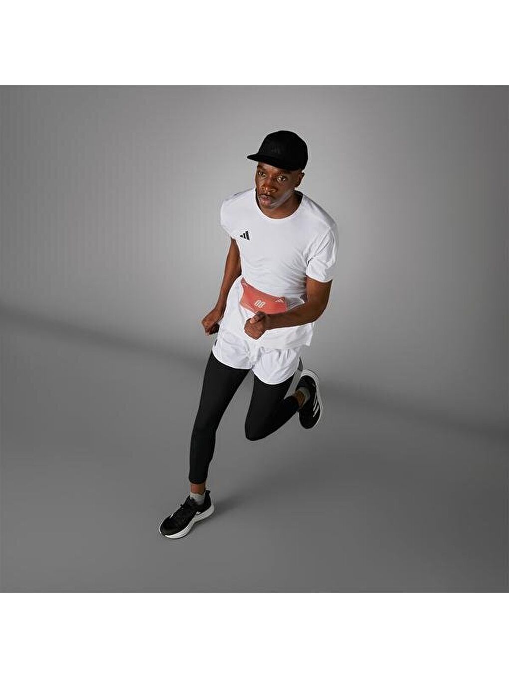 Adizero Essentials Erkek Beyaz Yuvarlak Yaka Tişört-3