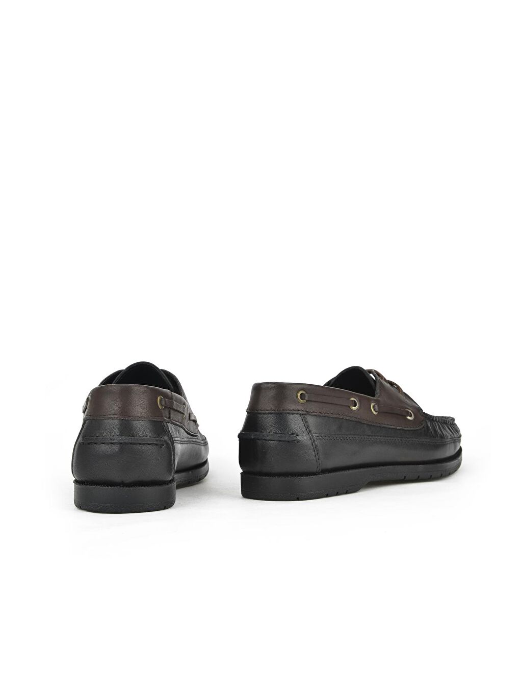 Karışık Hakiki Deri Erkek Ayakkabı 131744Z29112 Siyah-Kahve-2