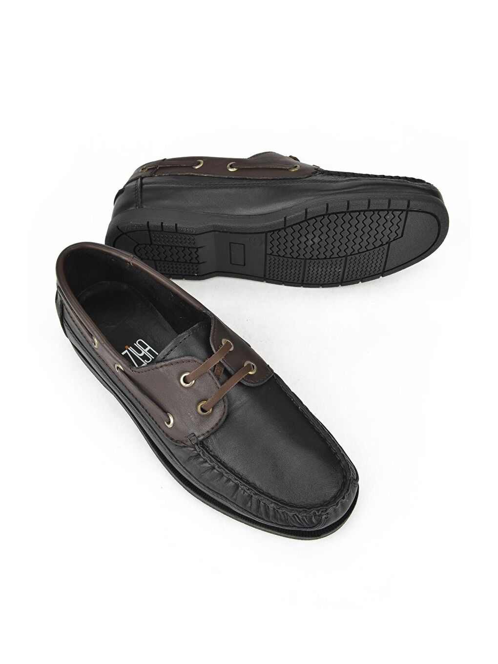 Karışık Hakiki Deri Erkek Ayakkabı 131744Z29112 Siyah-Kahve-3