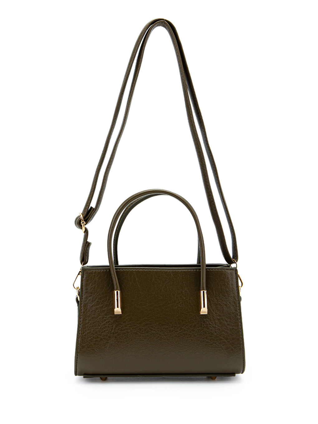 Gold Detay Sabit Askılı Kadın Çapraz Çanta Siena Haki-3