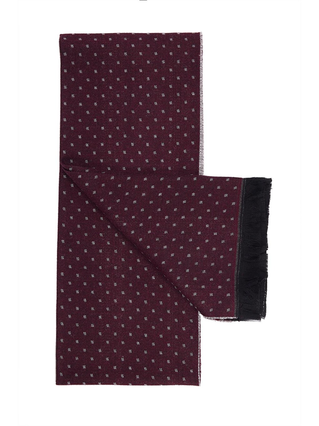 Bordo Erkek Kışlık Atkı-1