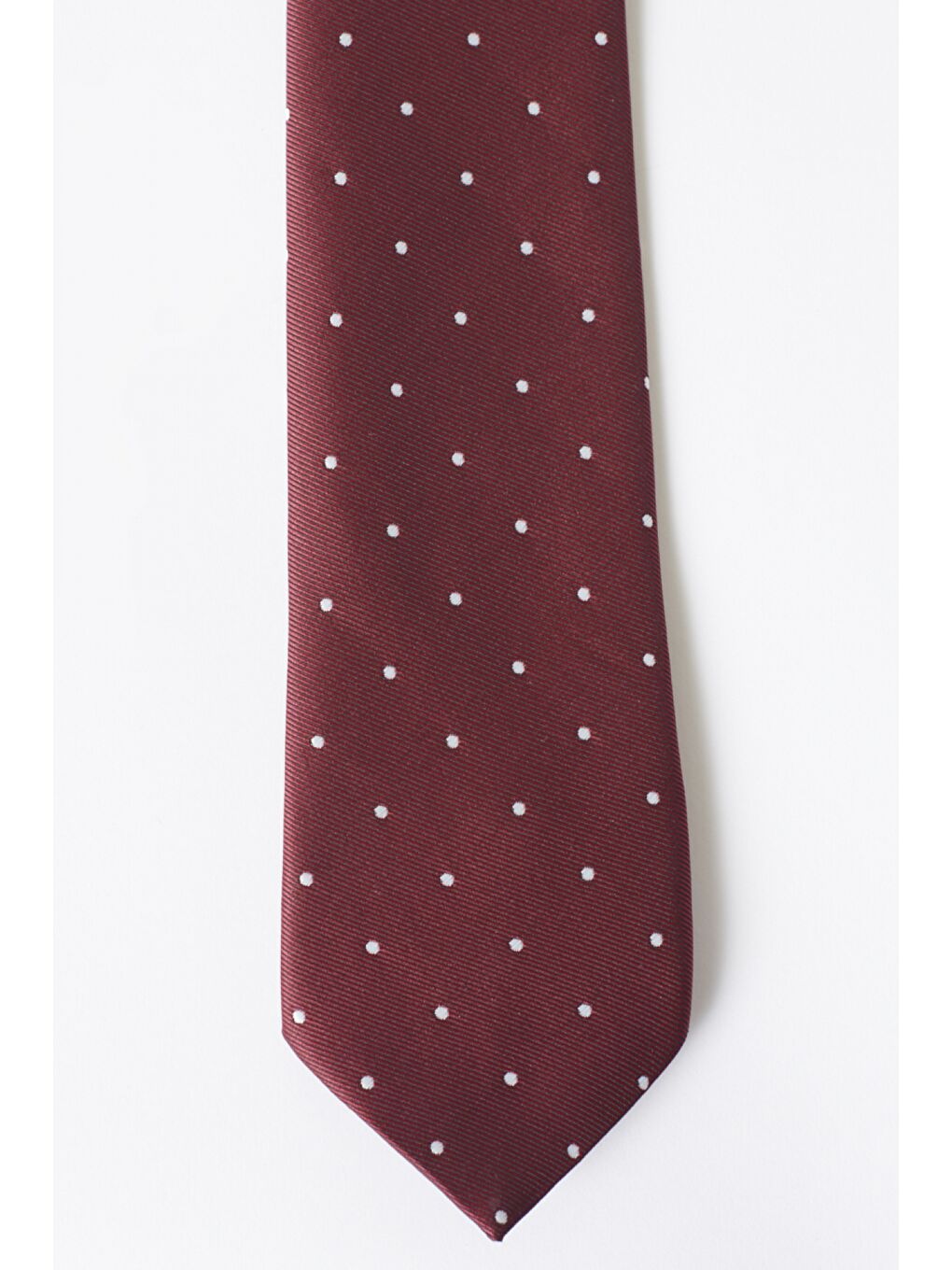 Erkek Bordo Desenli Bordo Klasik Kravat-1