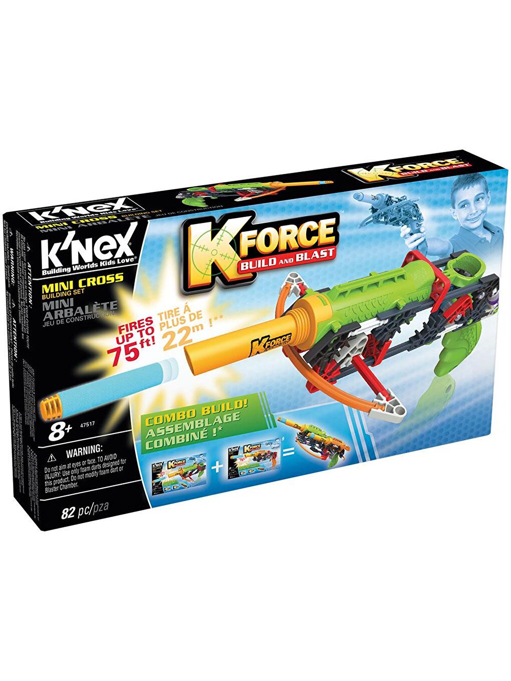 KNex Karışık K'Nex K-Force Mini Cross Yapı Seti 47517 - 1