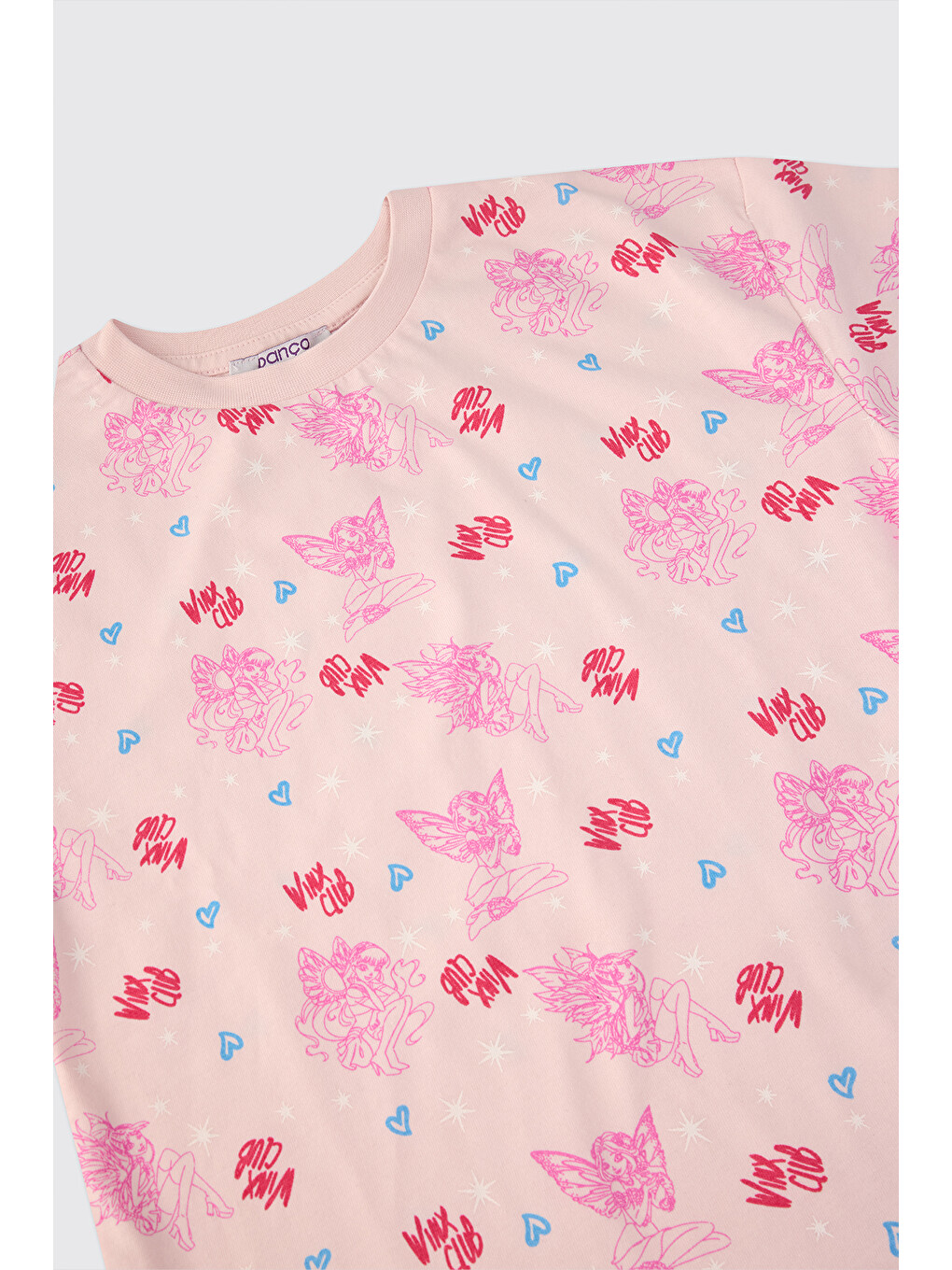 Winx Club Kız Çocuk Stella Pembe Pijama Takımı-4