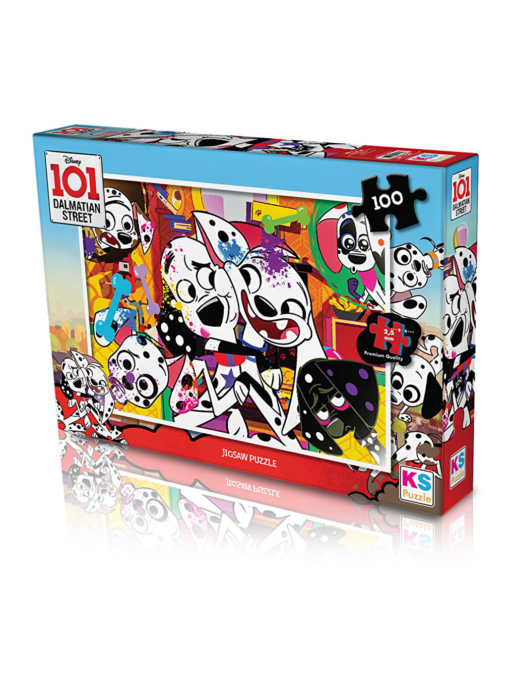 KS GAMES Renksiz 103 Dalmation Puzzle 100 Parça DAL714