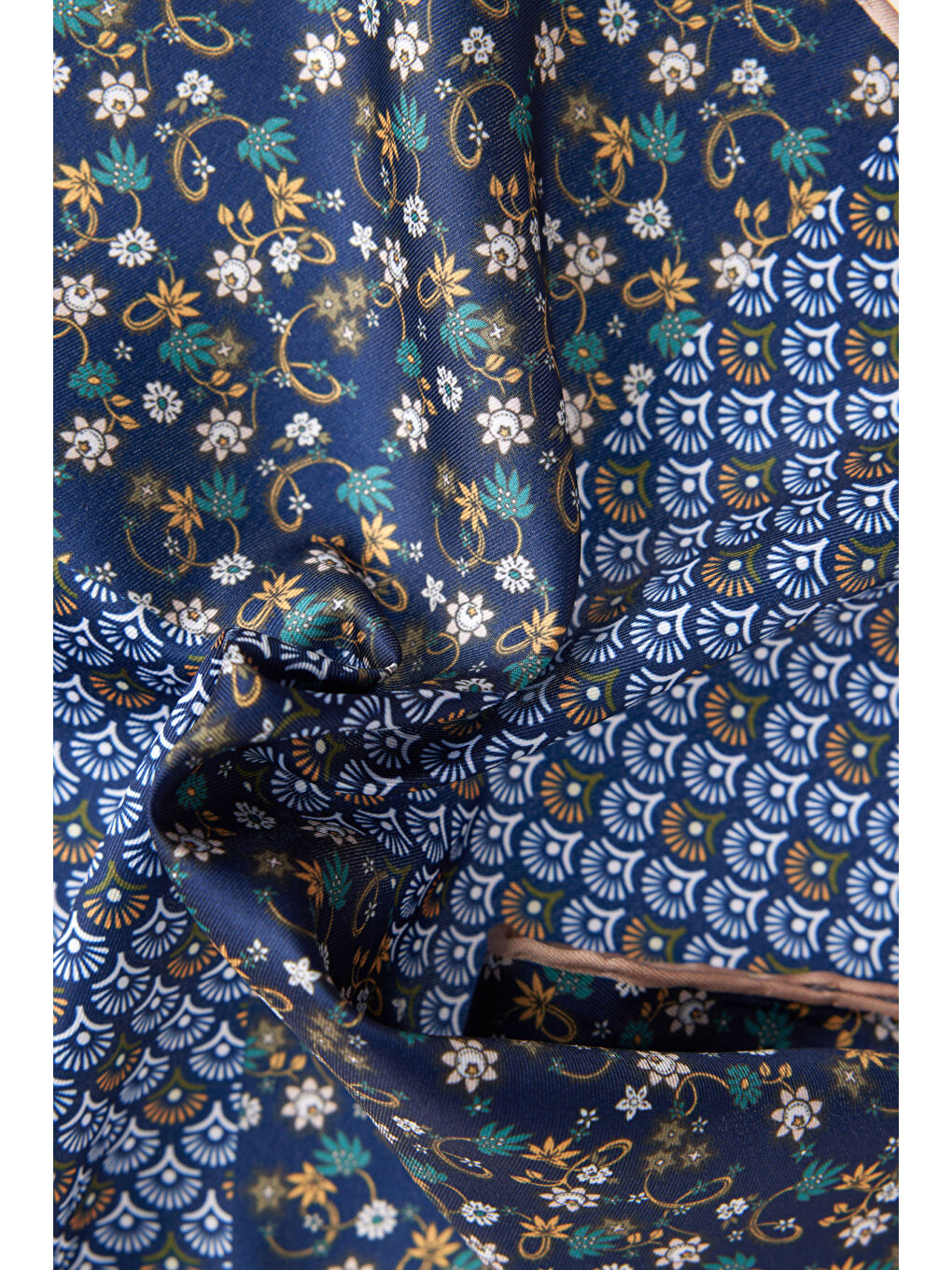 Erkek Lacivert-Bej Mendil-2