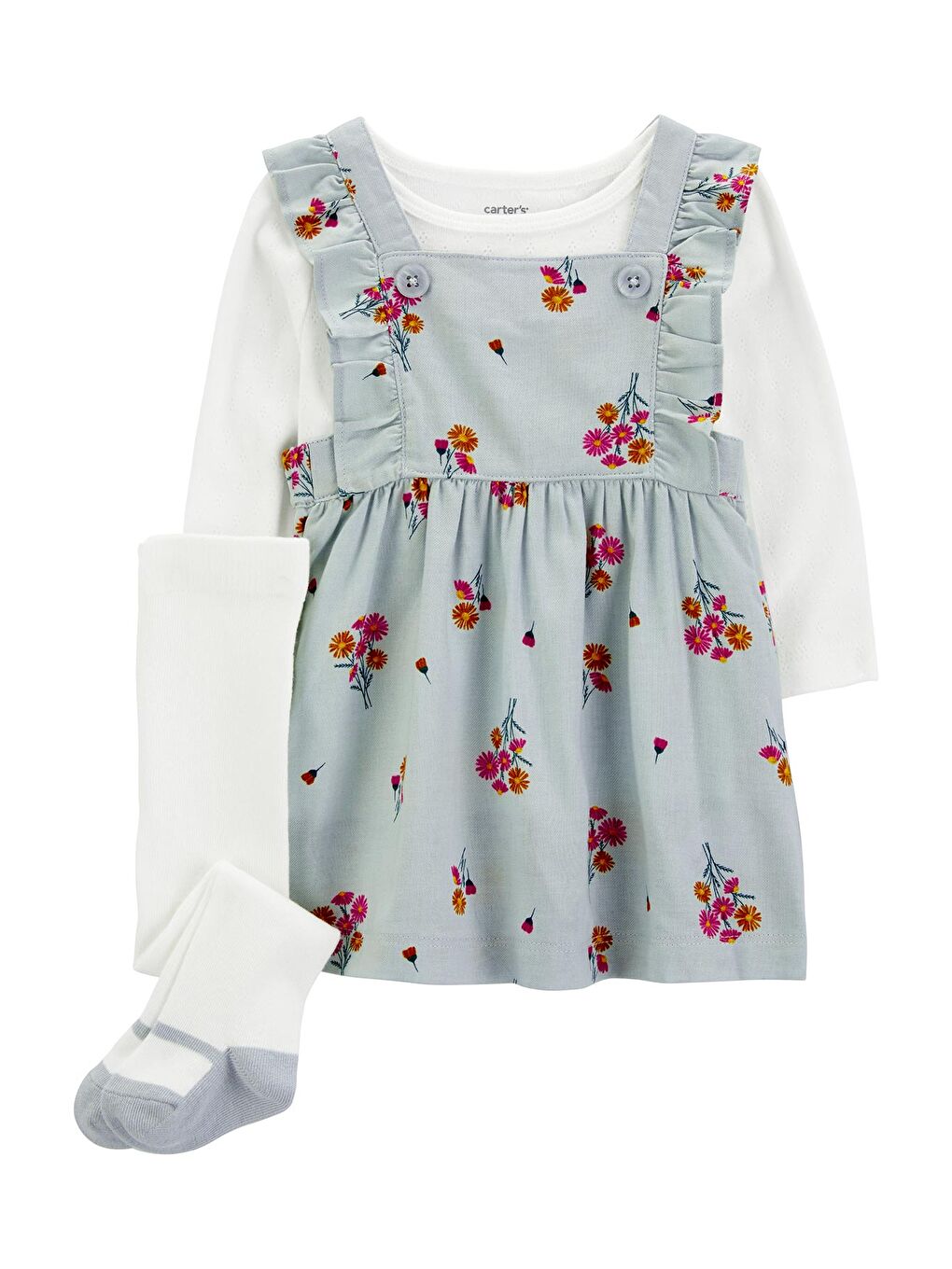 Karışık Kız Bebek Salopet Set 3'lü Paket