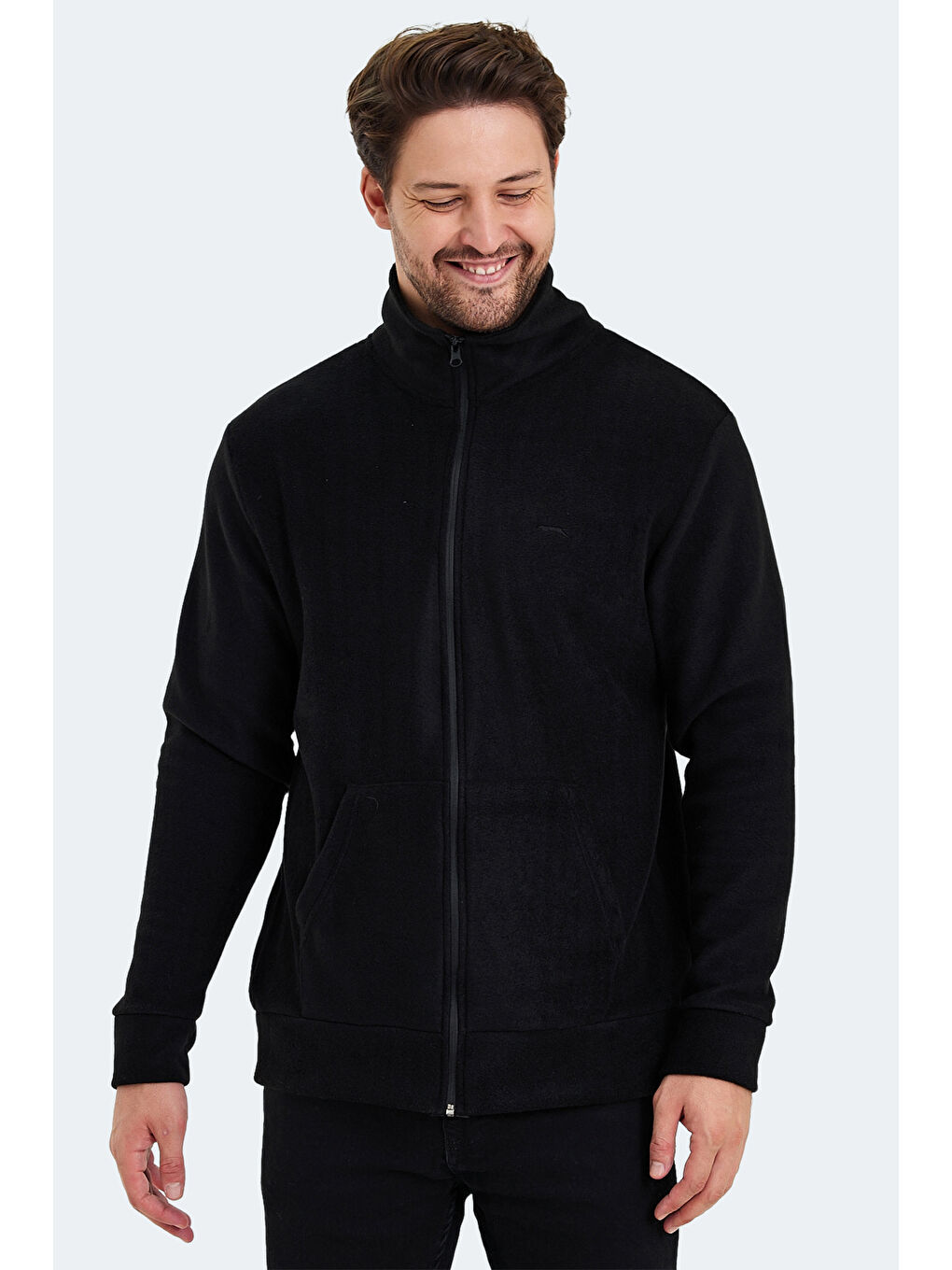 SANSA  Fermuarlı Sweatshirt Siyah-5