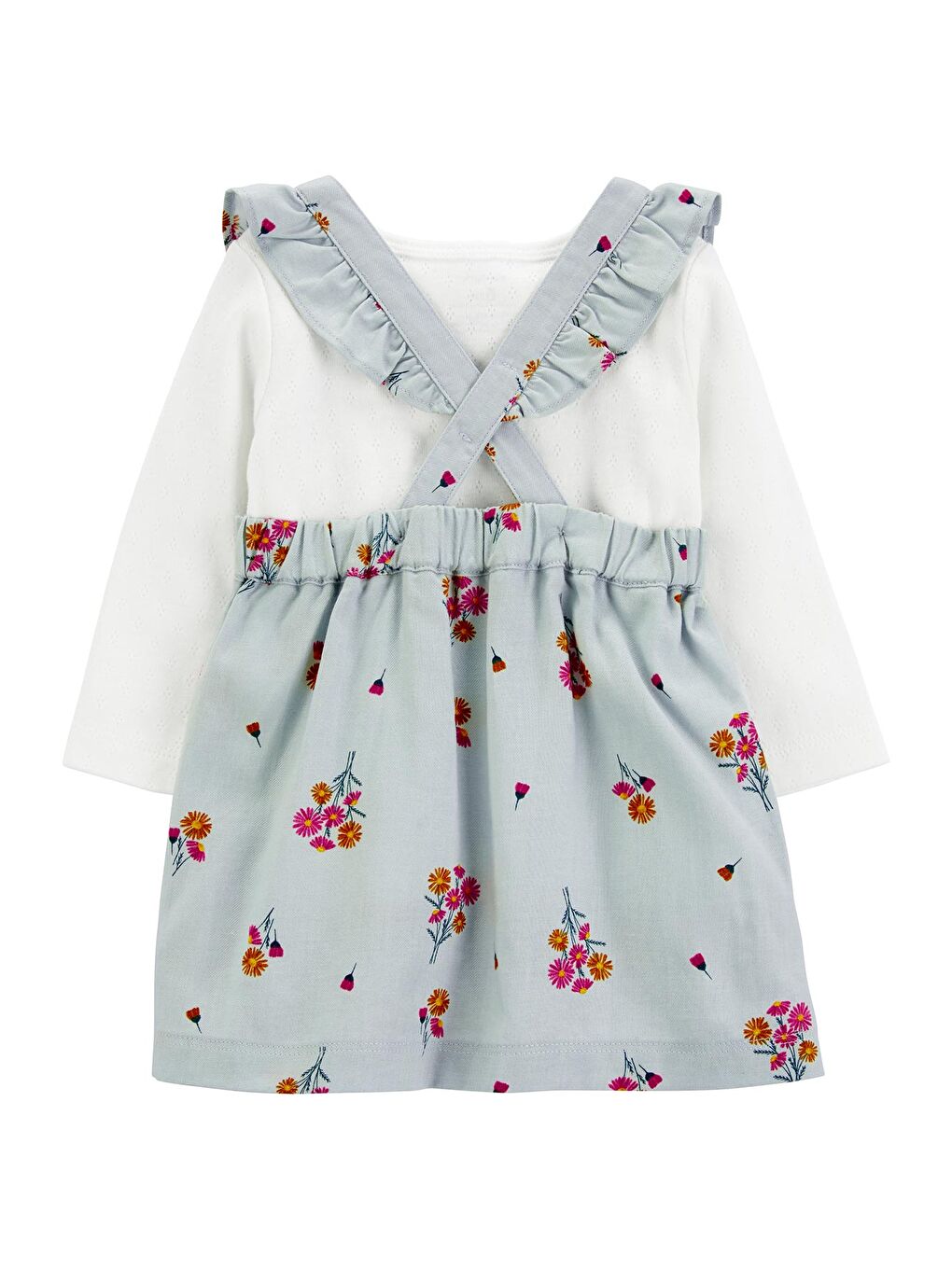 Karışık Kız Bebek Salopet Set 3'lü Paket-1