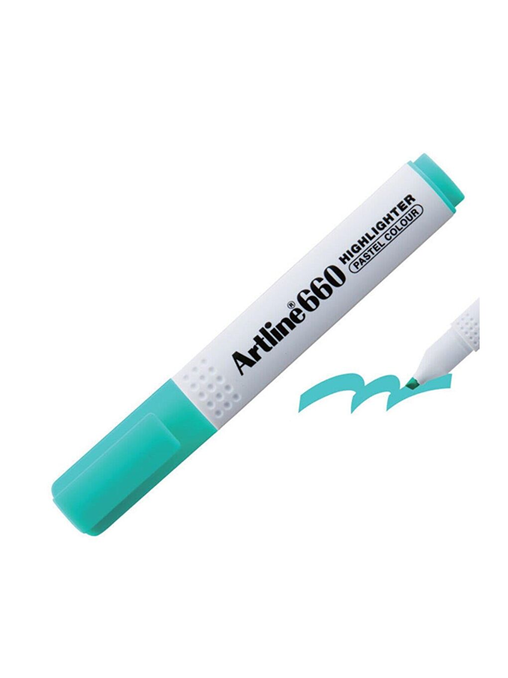 Artline Pastel Mavi 660 Fosforlu Kalem Kesik Uç