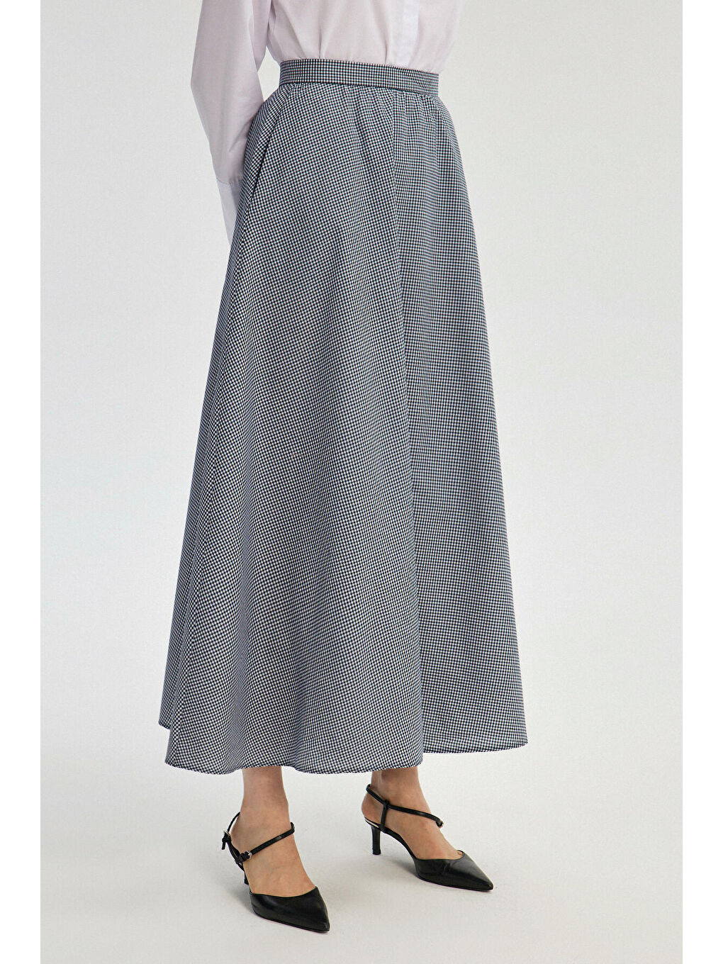 Lacivert A Kesim Pötikare Etek-2