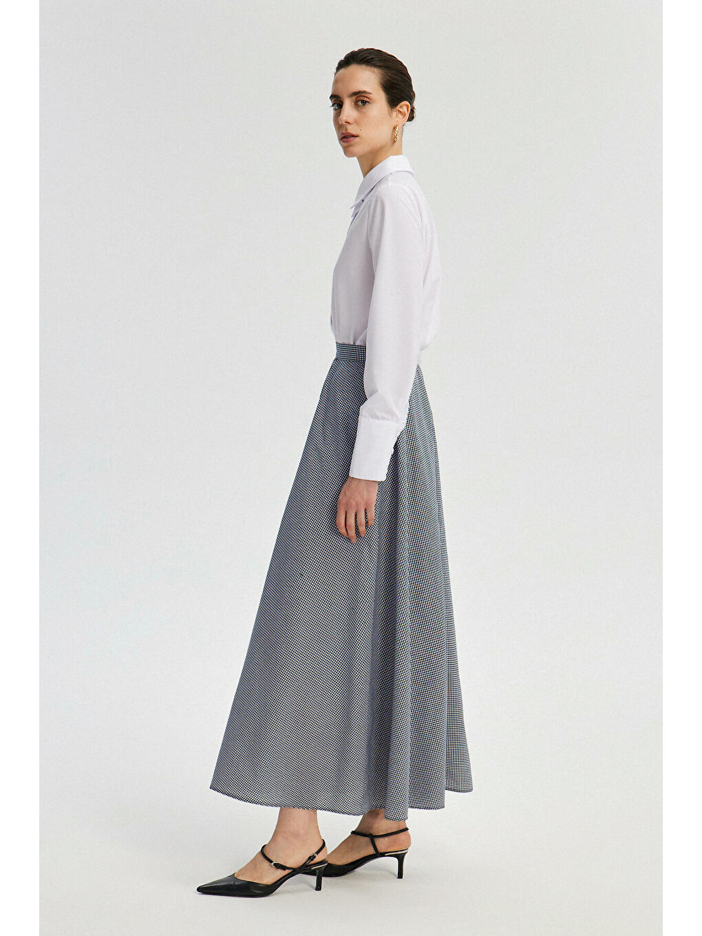 Lacivert A Kesim Pötikare Etek-3