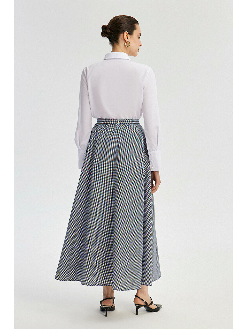 Lacivert A Kesim Pötikare Etek-4