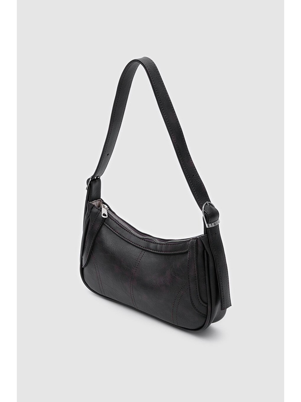 Kahverengi Fizy Baget Çanta Acı Kahve-2