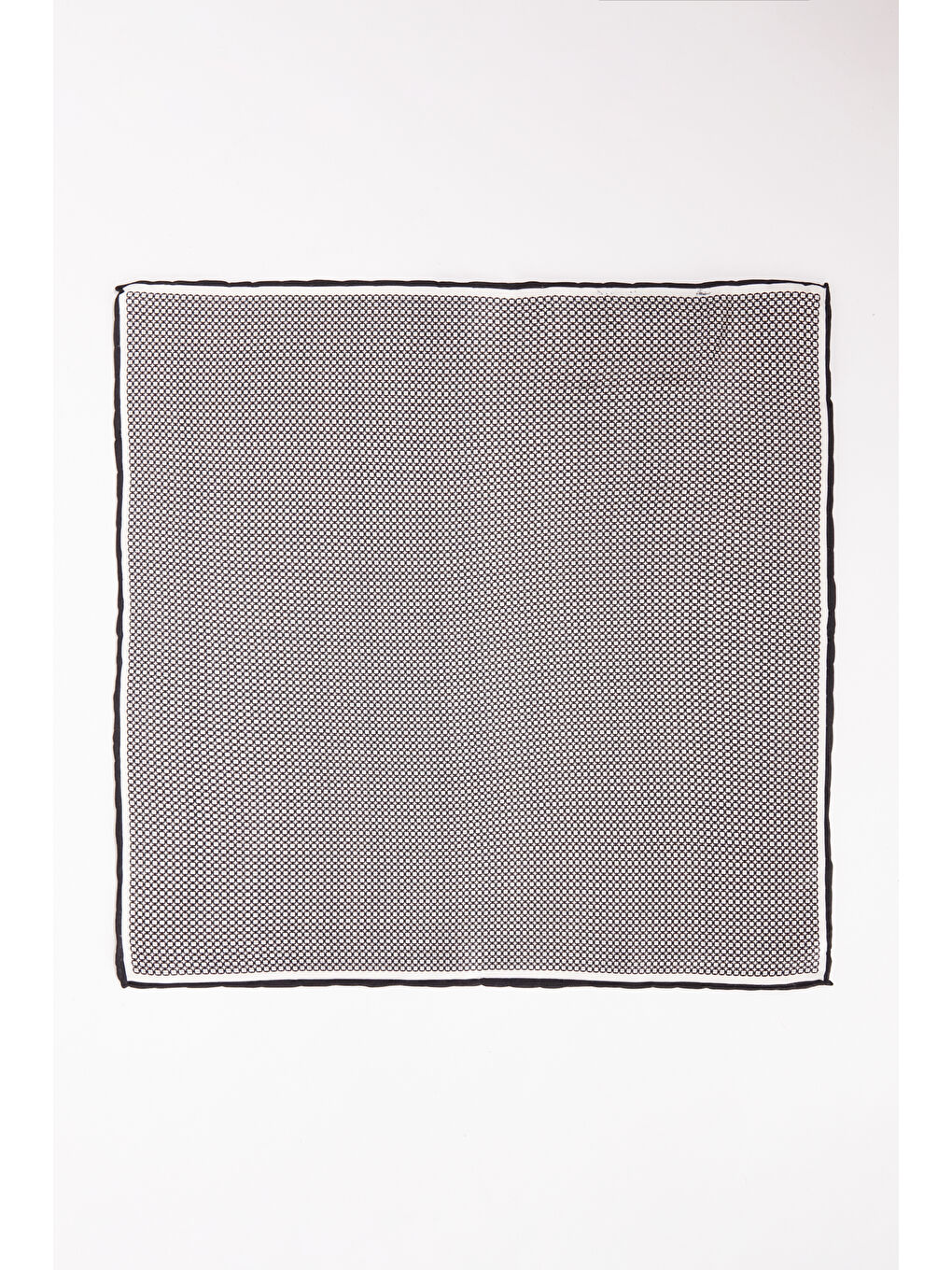 Erkek Siyah-Gri İpek Mendili-1