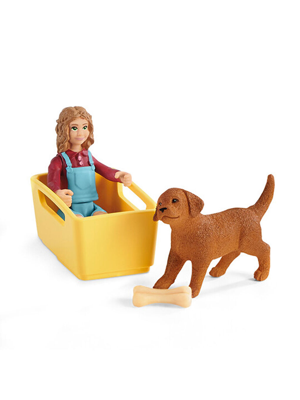 Schleich Renksiz Yavru Köpek Arabası 42543 - 3