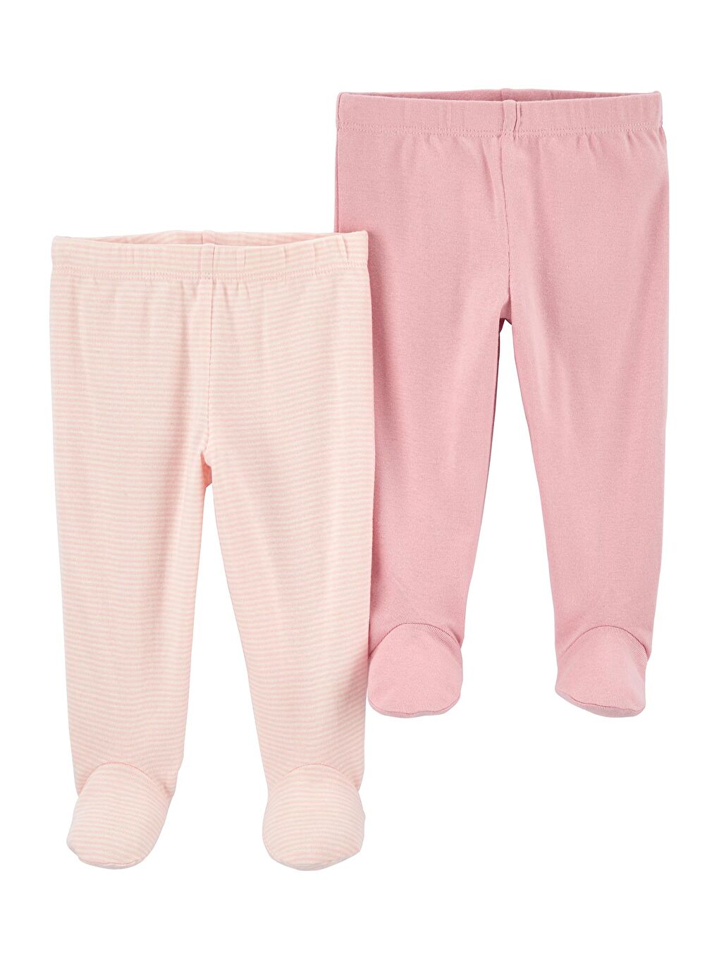 Pembe Kız Bebek 2'li Pantolon Set