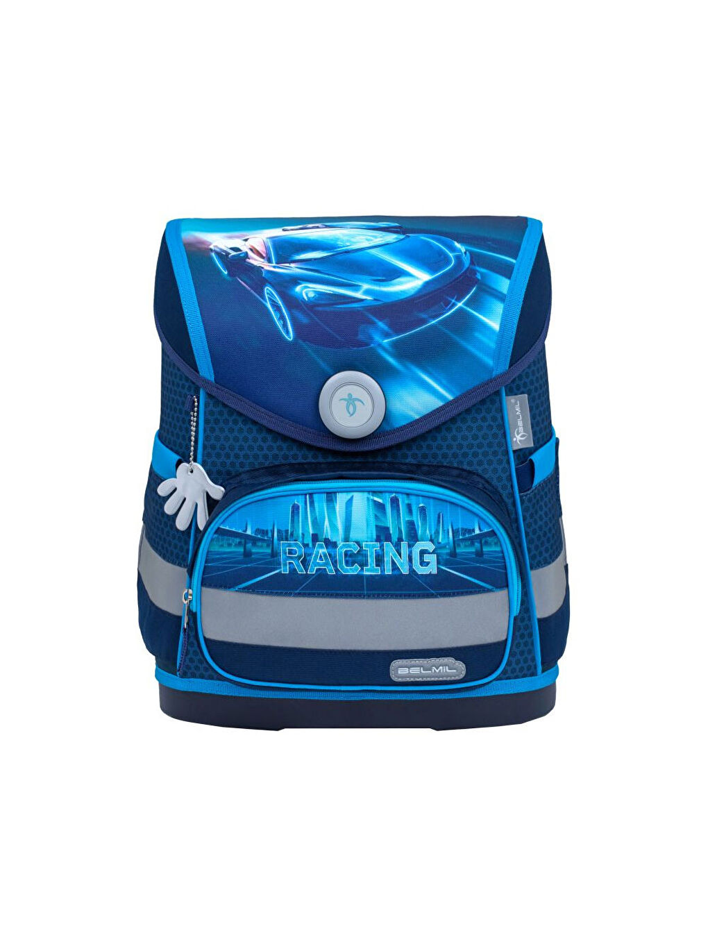 Belmil Renksiz Racing Blue Neon Mıknatıslı Okul Çantası 405-41/AG-12