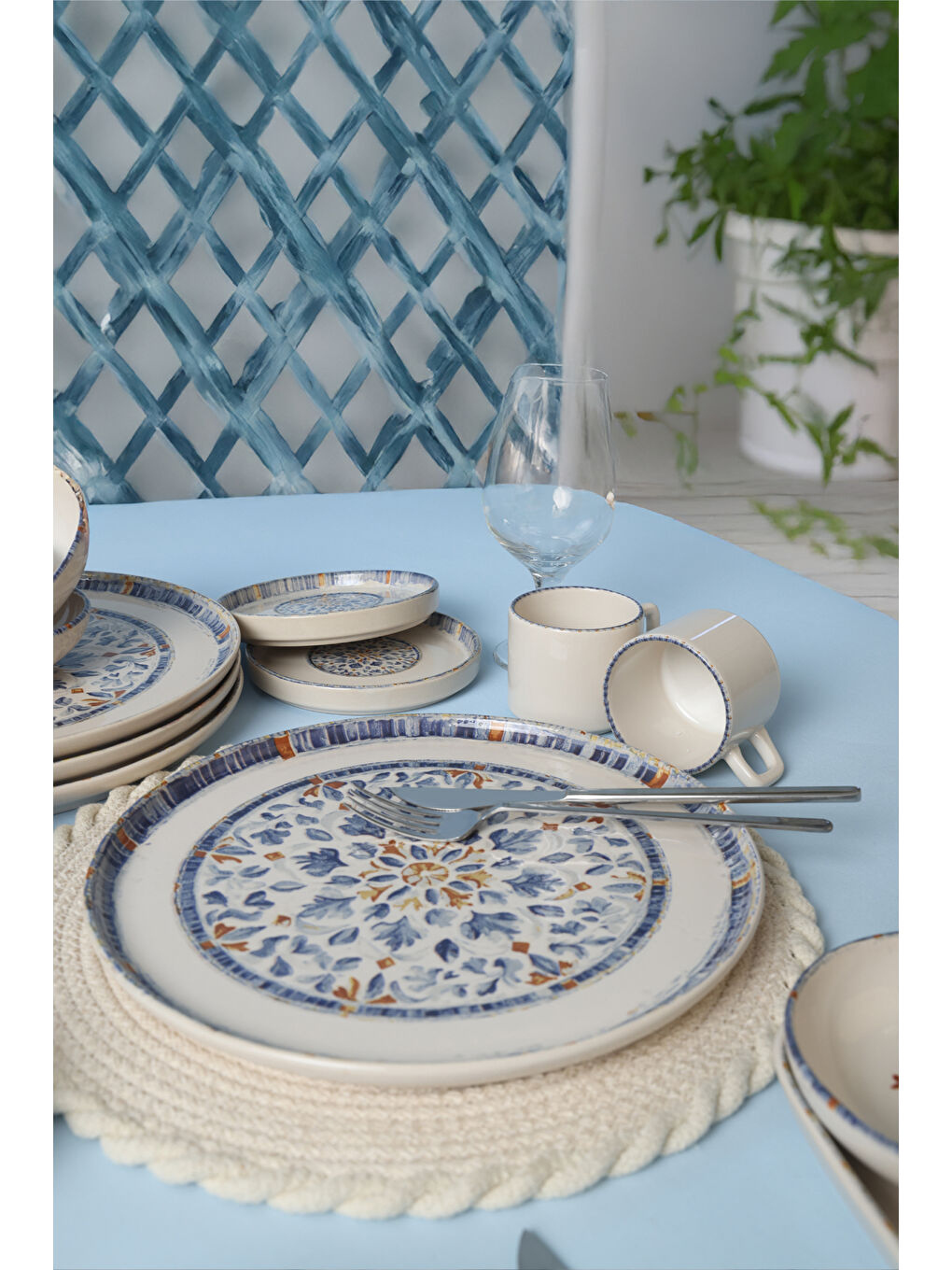 Karışık Sapphire Çeyiz Seti 26 Parça 6 kişilik-4