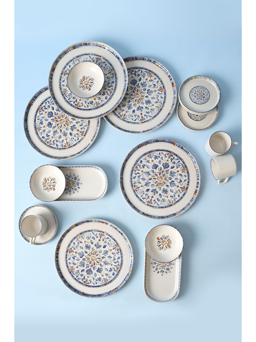 Karışık Sapphire Çeyiz Seti 26 Parça 6 kişilik-5