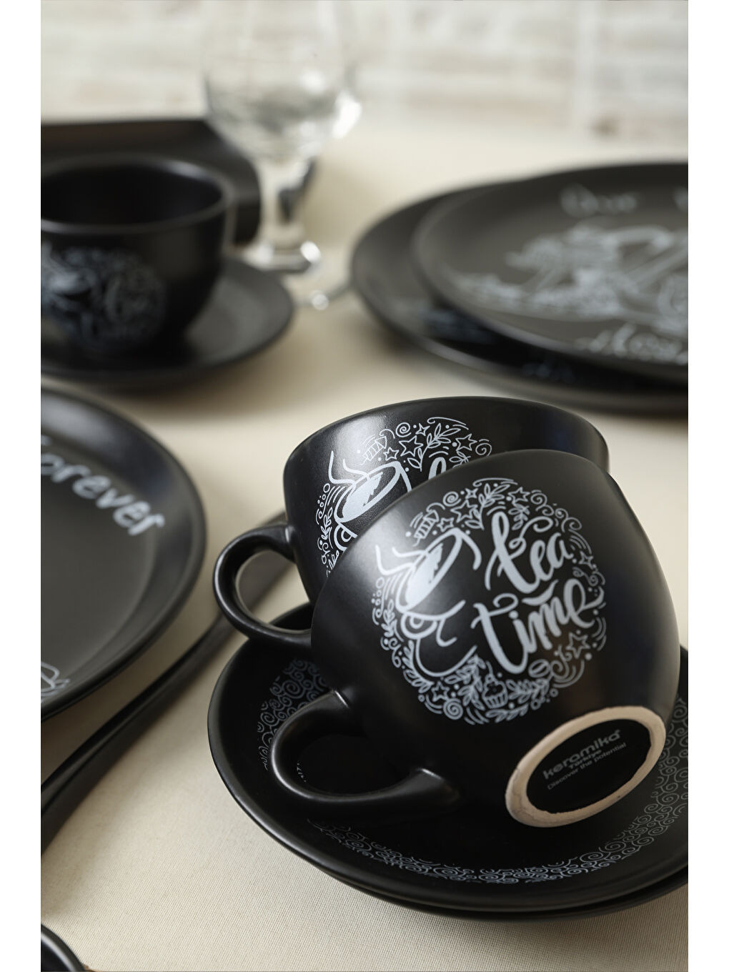 Karışık Tea & Desert Çeyiz Seti 26 Parça 6 kişilik-4