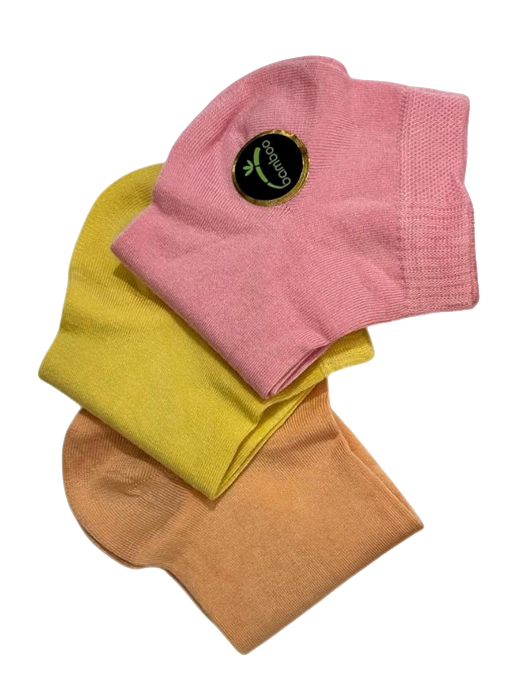 Karışık Kadın 3 lü Bambu Patik Çorap Seti 20538-1