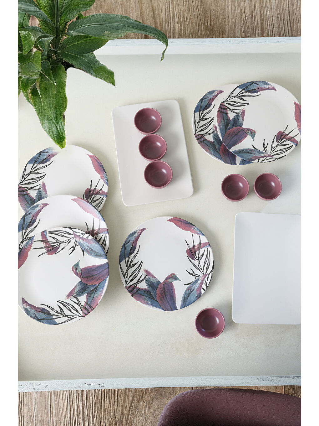 Karışık Vio Çeyiz Seti 14 Parça 6 kişilik-5