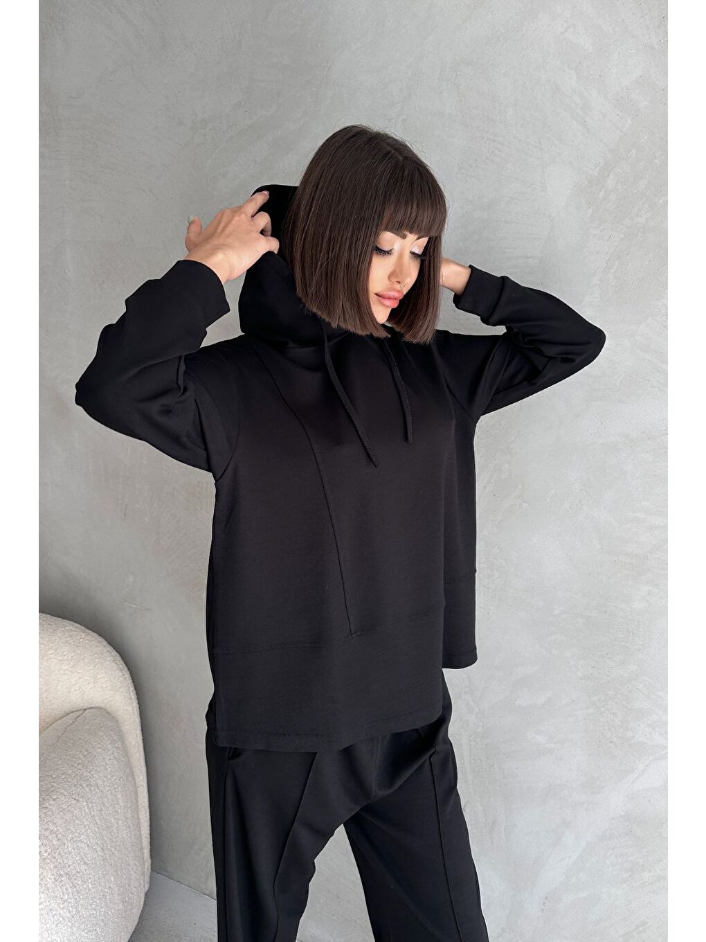 Modal İkili Takım Siyah - 27715-SIYAH-1