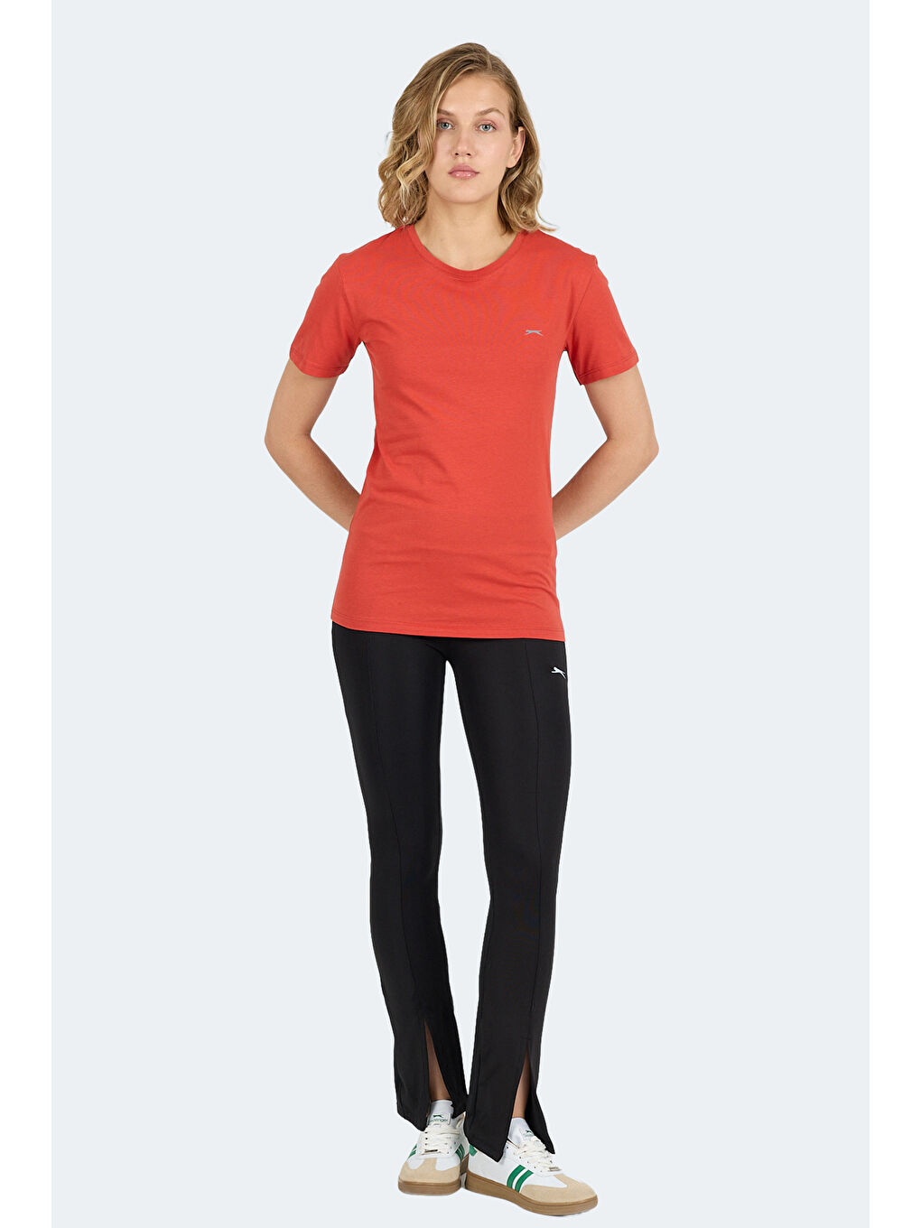 Kahverengi KORNELI I Kadın Tişört Kiremit-5