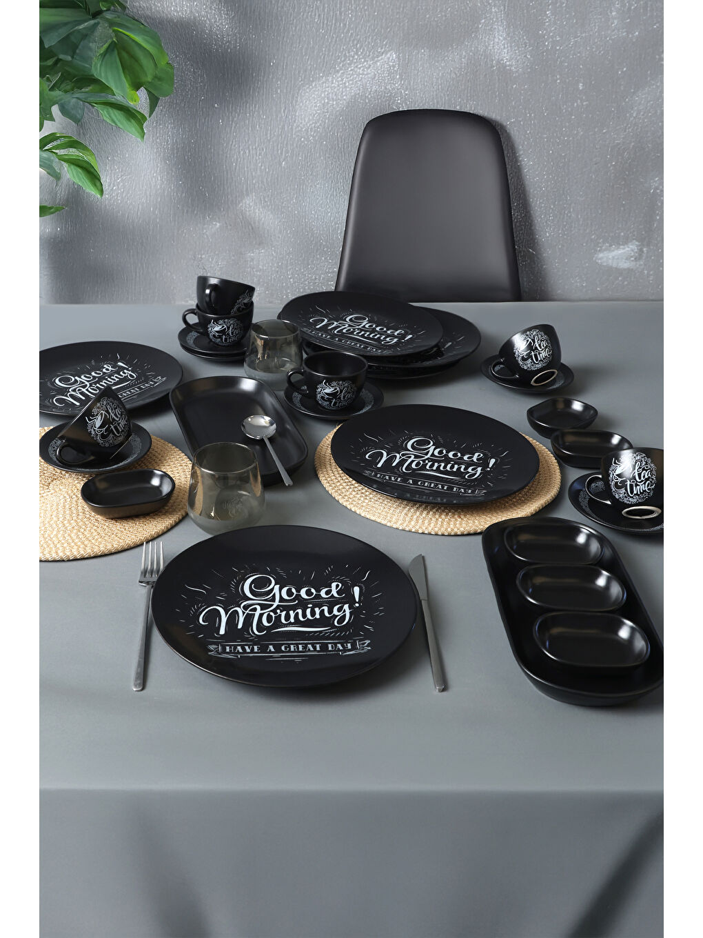 Karışık Good Morning Çeyiz Seti 26 Parça 6 kişilik-4