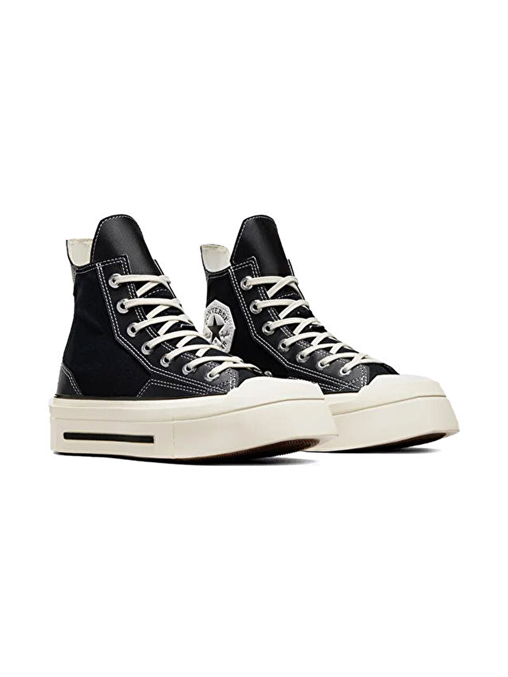 Chuck 70 De Luxe Squared Kadın Günlük Ayakkabı A06435c Siyah-1