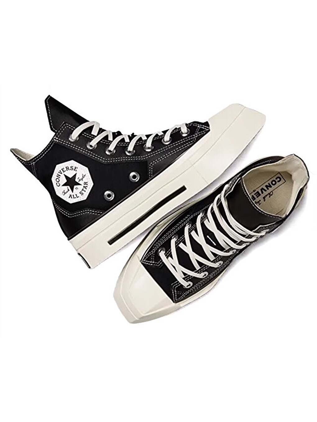 Chuck 70 De Luxe Squared Kadın Günlük Ayakkabı A06435c Siyah-2