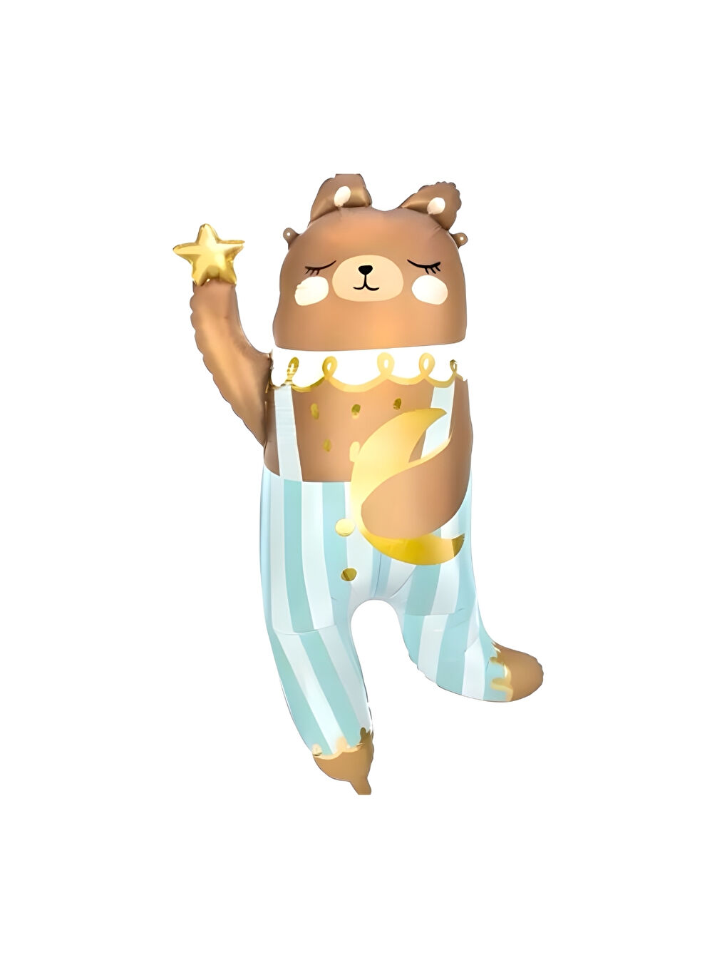 Kahverengi  Sevimli Ayıcık Parti Balonu-0