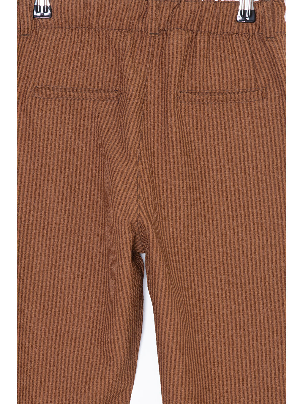 Kahverengi Taba Beli Bağcıklı Duble Paça Erkek Çocuk Jogger Pantolon 20040-3