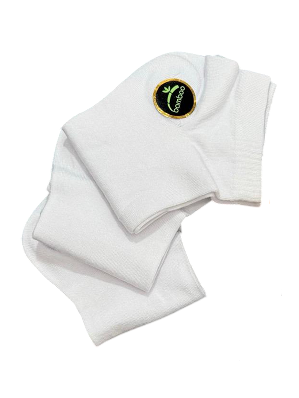 Beyaz Kadın 3 lü Bambu Patik Çorap Seti 20538-1