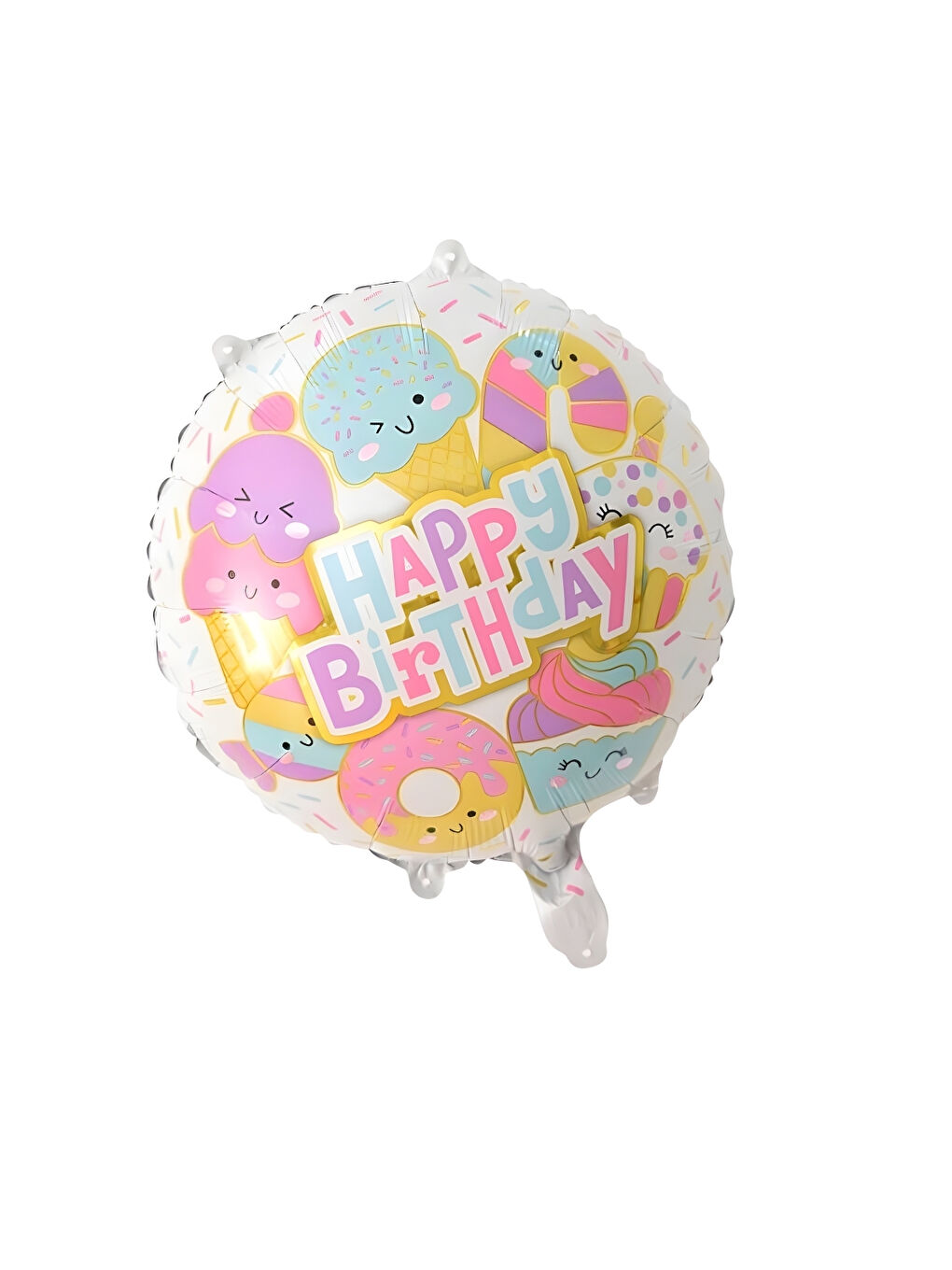 Karışık Çok Renkli Dondurma Temalı Parti Balonu-1