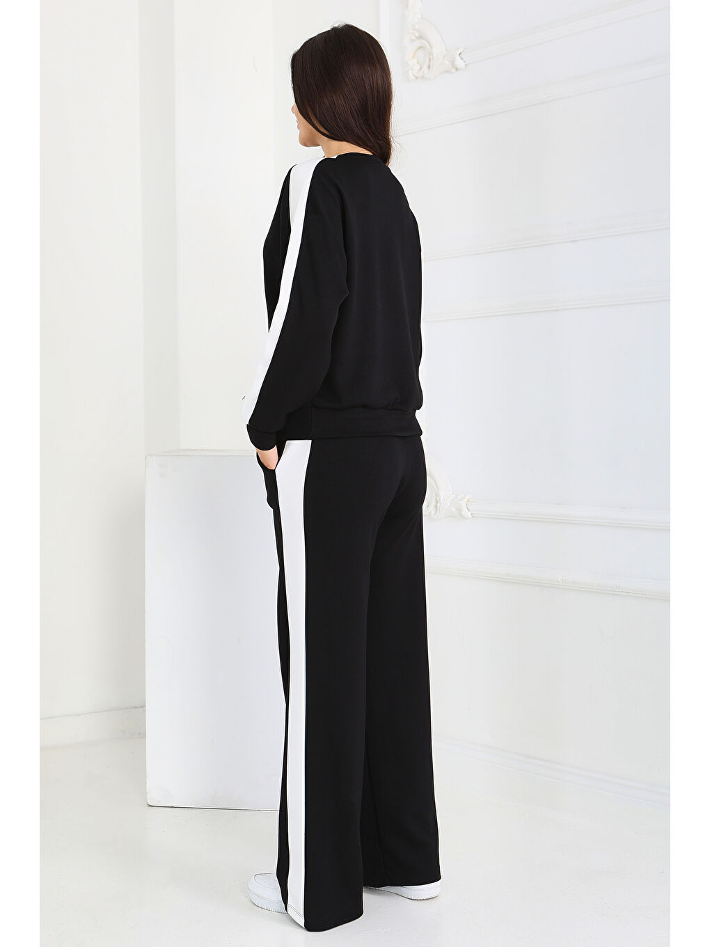 Garnili Modal İkili Takım Siyah - 27870-SIYAH-4