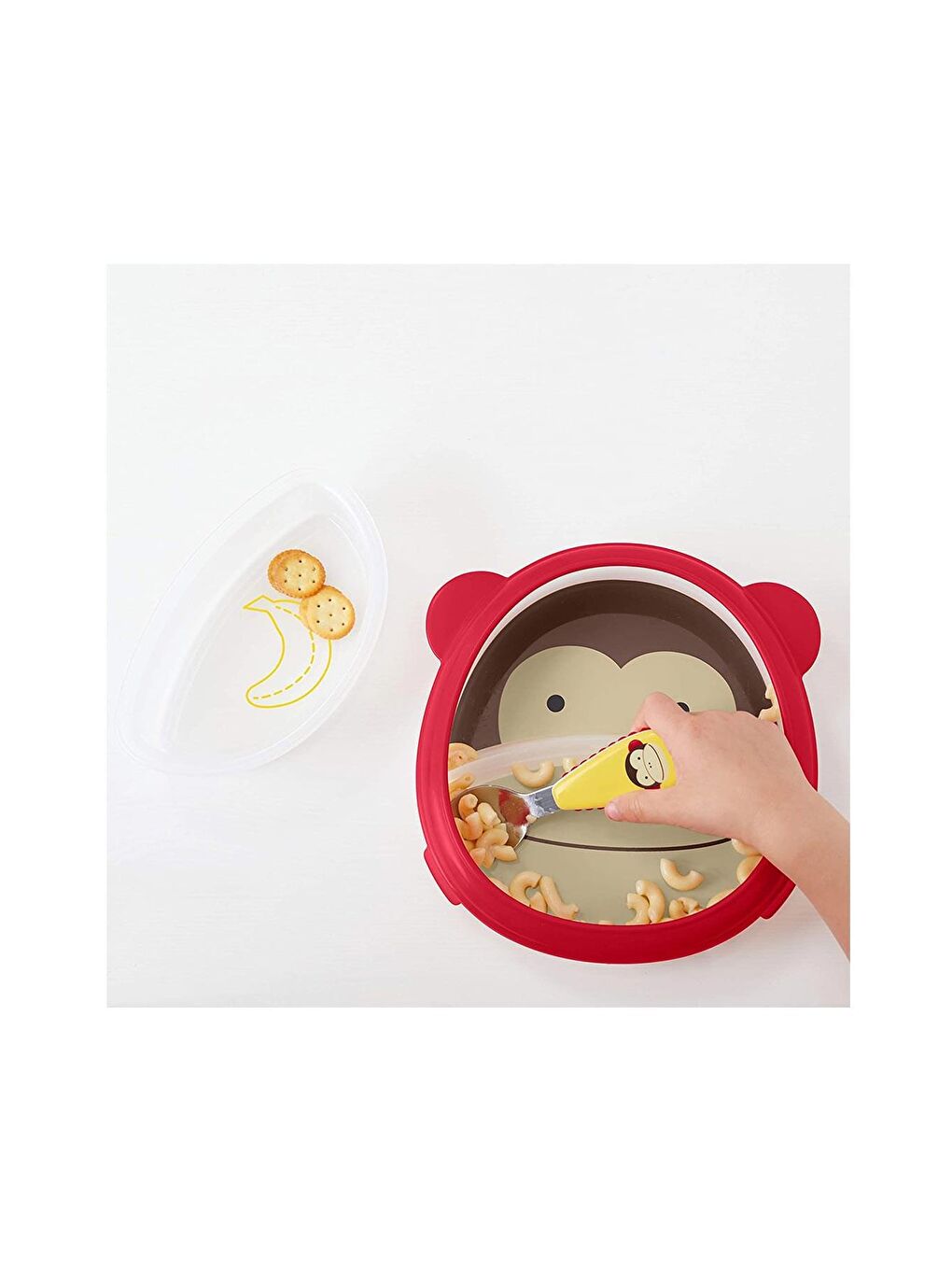 Zoo Smart Bölmeli Beslenme Seti Maymun-2