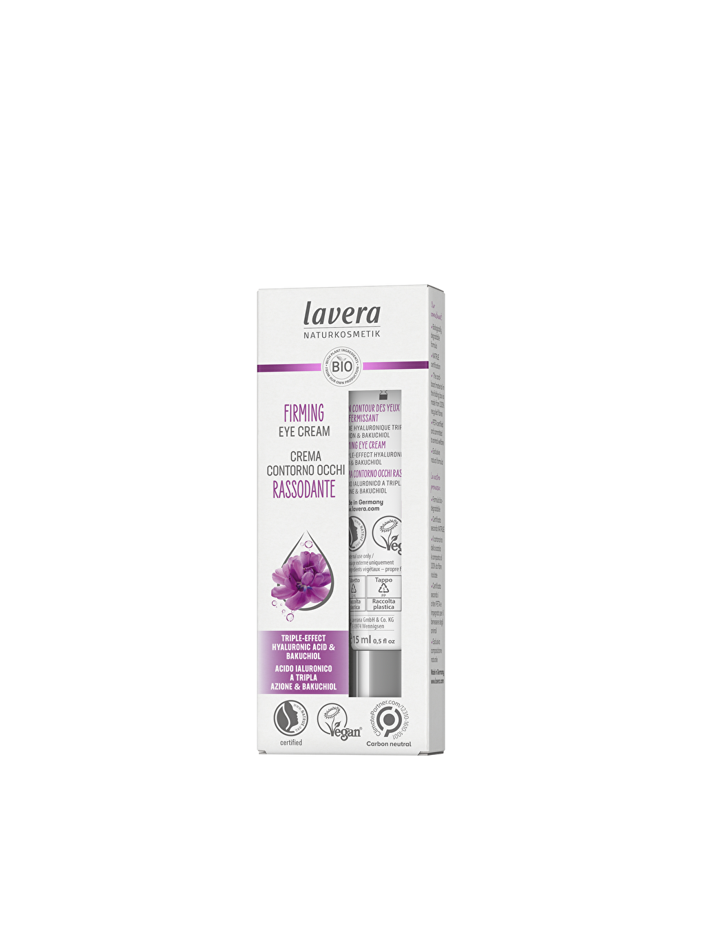 lavera Renksiz Firming Eye Cream Şıkılaştırıcı Göz Çevresi Bakım Kremi 15 ml