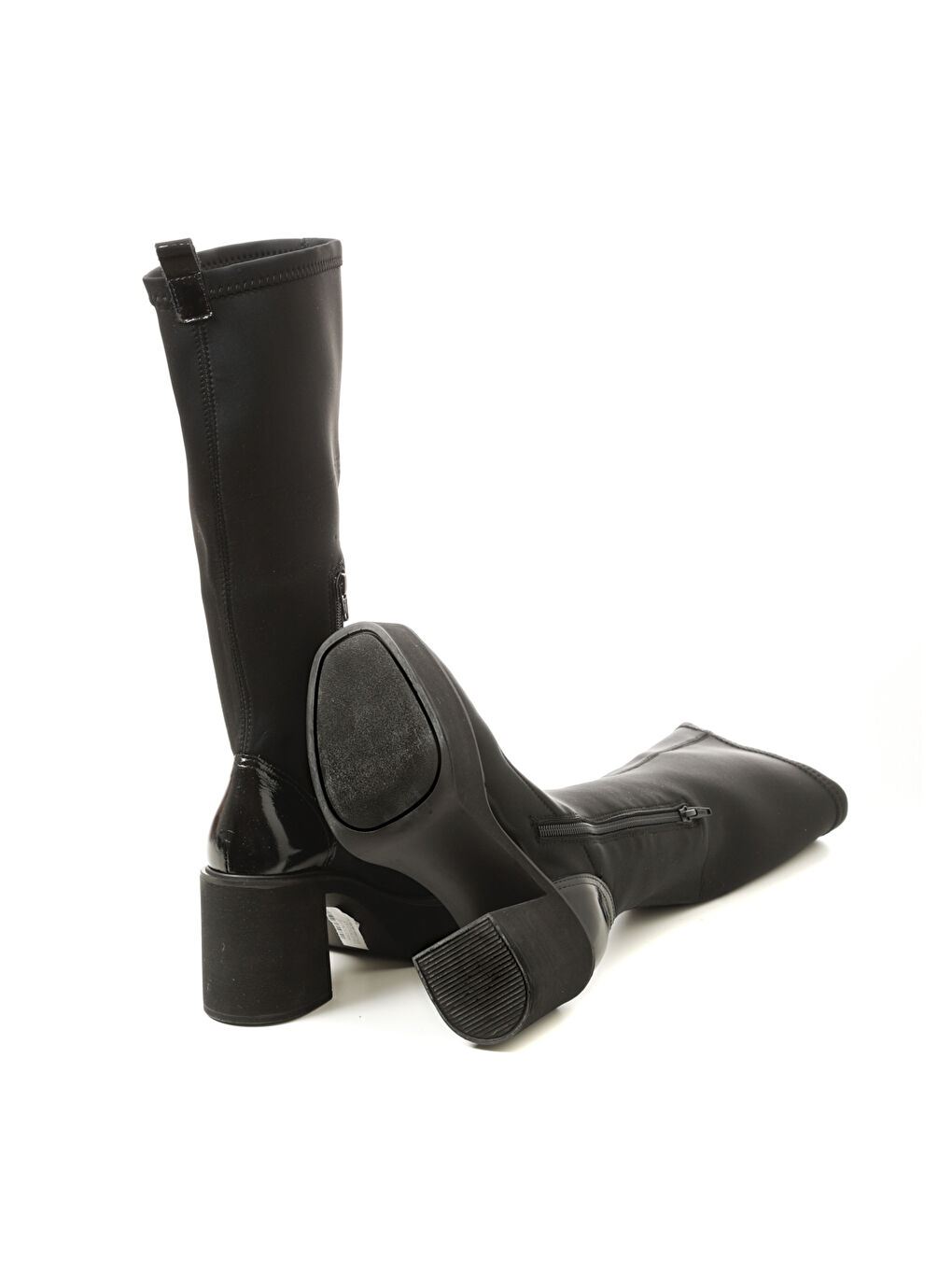 Siyah Kadın Çizme GTN-120606 Sıyah Streç-4