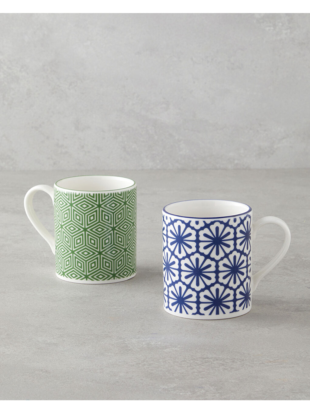 Medal Bone Porselen Kupa 290 ml Mavi-2