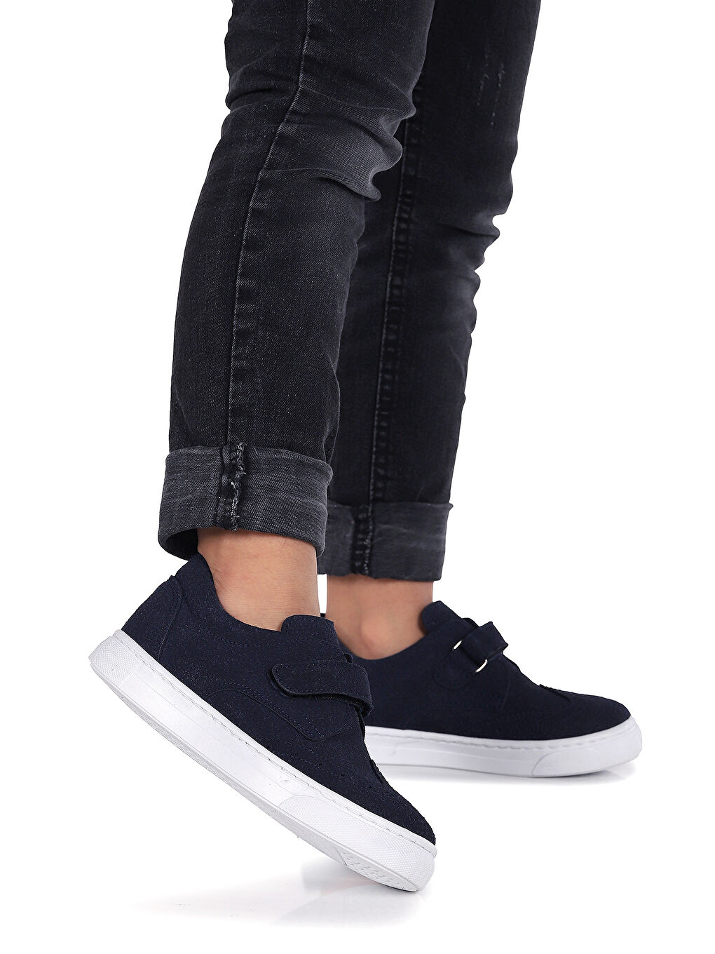 Lacivert Richie Cırtlı Günlük Erkek Çocuk Casual Ayakkabı-2