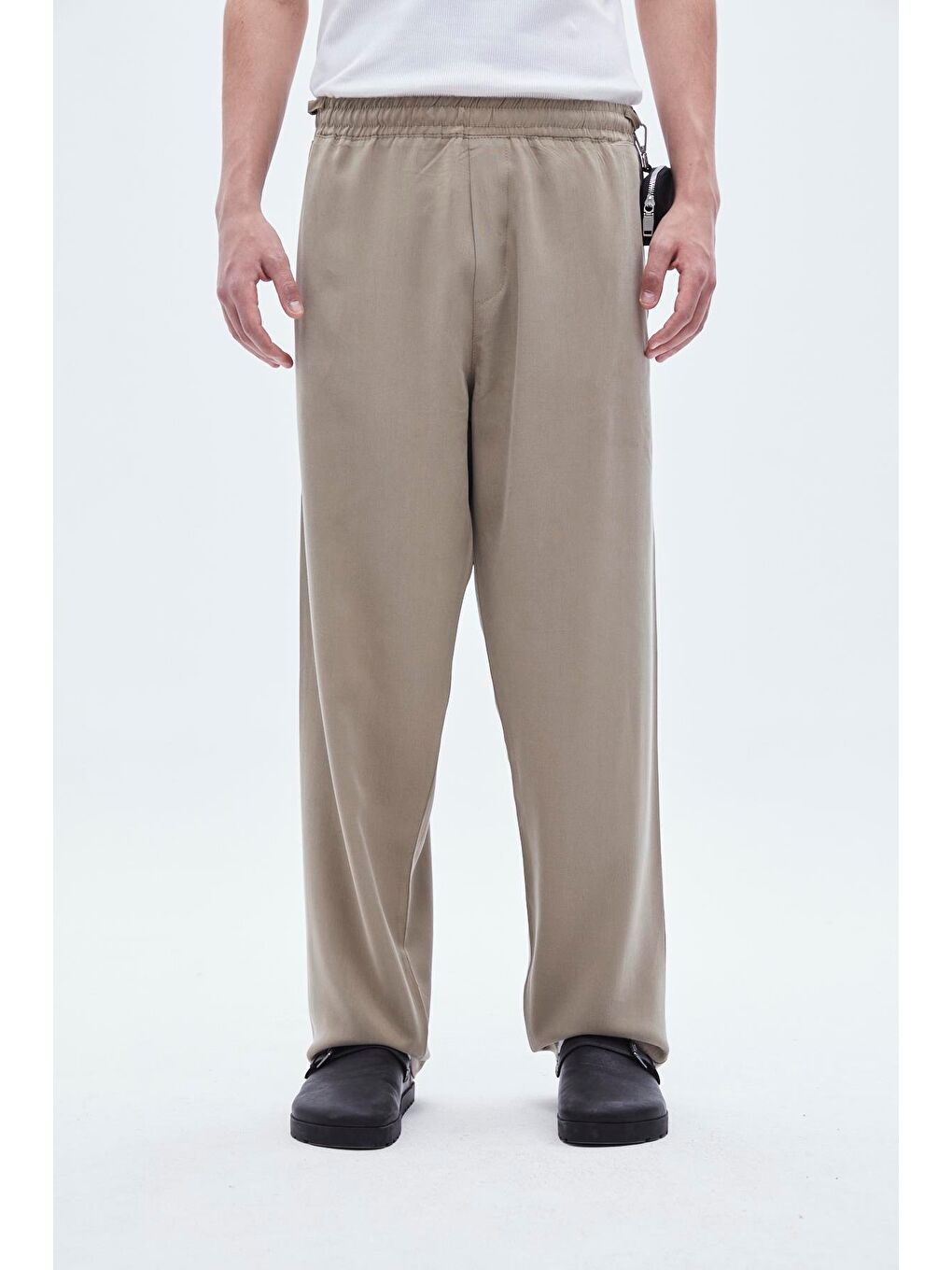 Rahat Kalıp Erkek Pantolon Haki-1