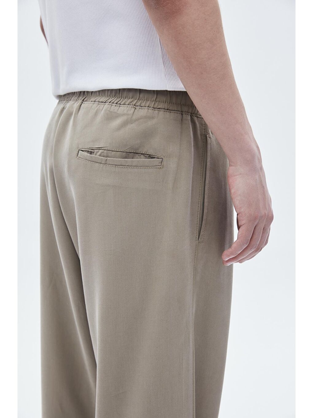 Rahat Kalıp Erkek Pantolon Haki-5