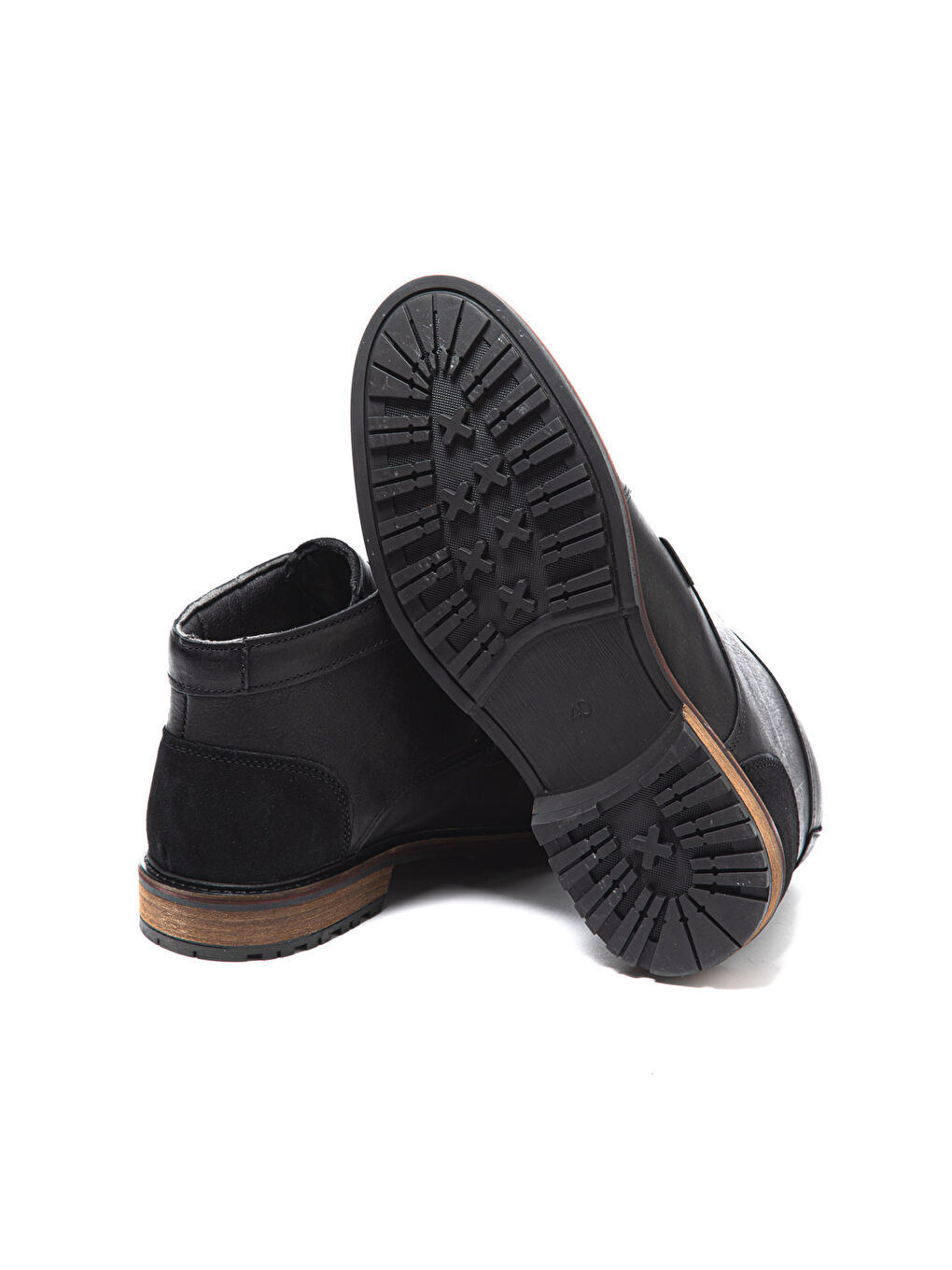 Siyah Erkek Bot 10522 020 WK-Jphn May Orkut Suede Black-4