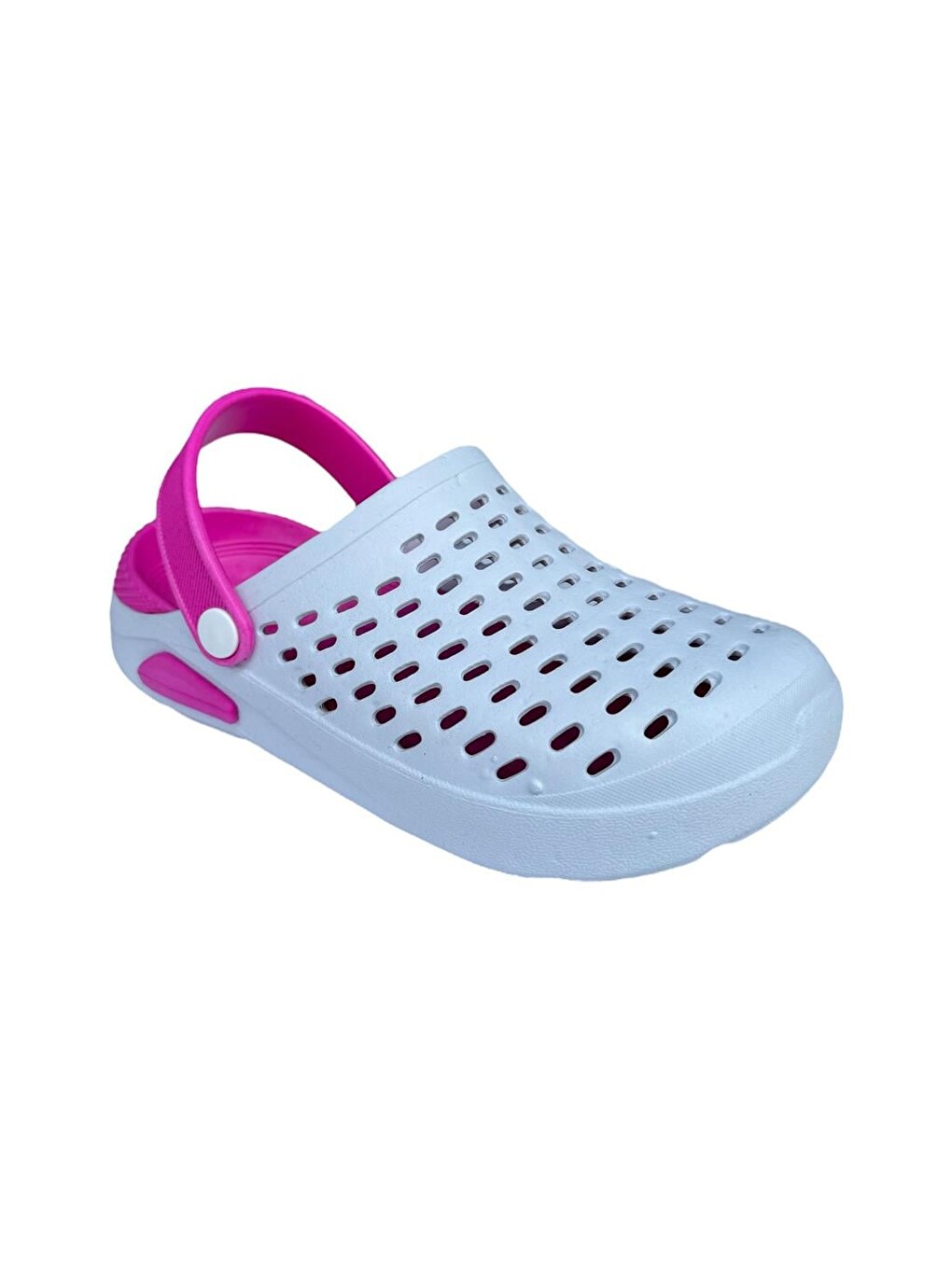 Unisex Comfort Eva Taban Terlik Beyaz - Pembe-2