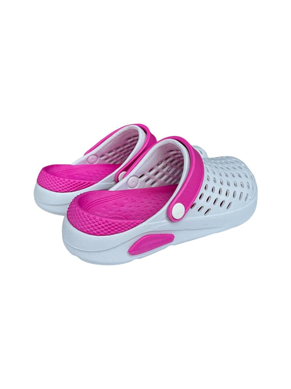 Unisex Comfort Eva Taban Terlik Beyaz - Pembe-4