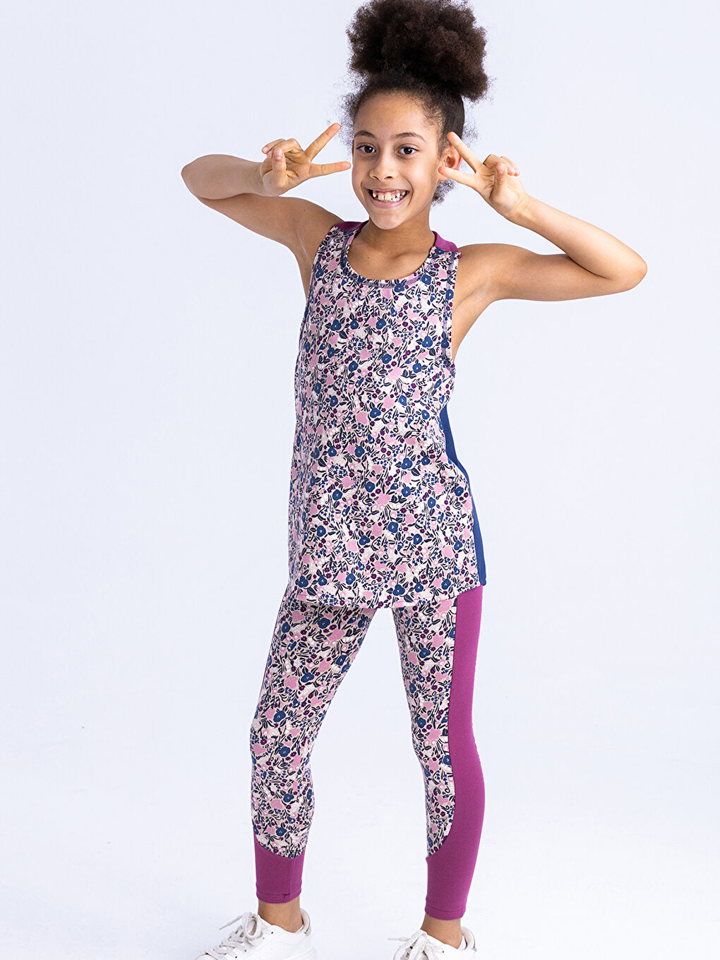 İndigo Paula Desenli Atlet-4